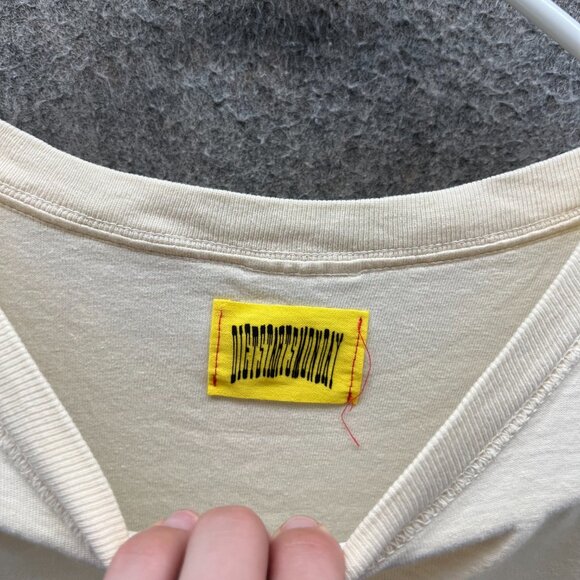 Y2K Diet Starts Monday Shirt Men 2XL Cream Purple 1996 DSM INTNL Graphic Street - Picture 7 of 11